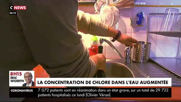 Coronavirus : pourquoi l'eau du robinet contient-elle plus de chlore pendant le confinement ?