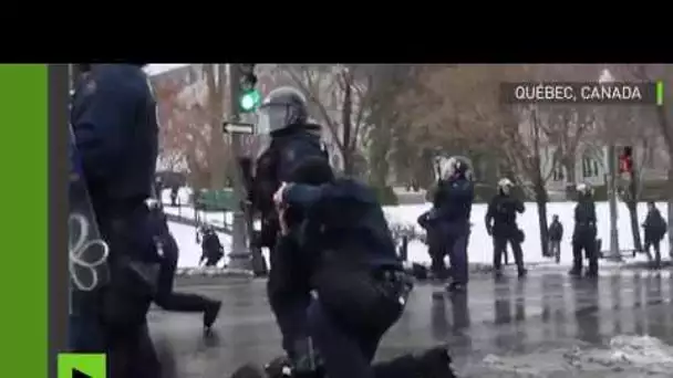 Plus de 40 arrestations lors d’une manifestation d’extrême-droite au Québec
