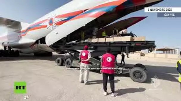 Des avions d’aide humanitaire russe ont atterri en Égypte