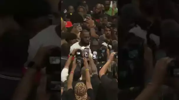 LeBron Takes The Floor At Drew League 👀 | #Shorts