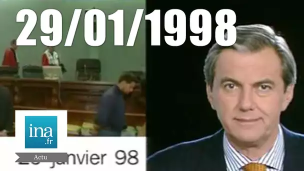 20h France 2 du 29 janvier 1998 | Rebondissement dans l'affaire Maurice Papon | Archive INA