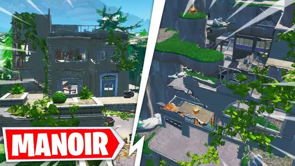 "ATTERIR A UN MANOIR DE HEROS DELABRE ET A UN REPERE DE MECHANT ABANDONNE" (DEFIS FORTNITE)