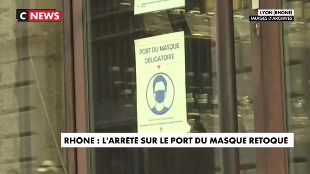 Rhône : l’arrêté sur le port du masque retoqué par la justice