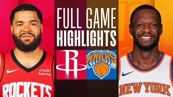 ROCKETS at KNICKS | FULL GAME HIGHLIGHTS | January 17, 2024