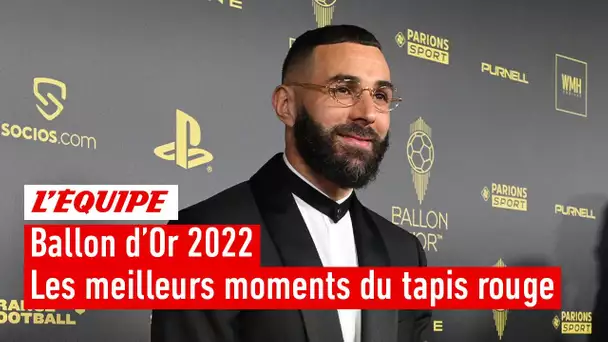 Ballon d'Or 2022 - Les meilleurs moments du tapis rouge