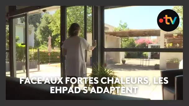 Face aux fortes chaleurs, les Ehpad s'adaptent