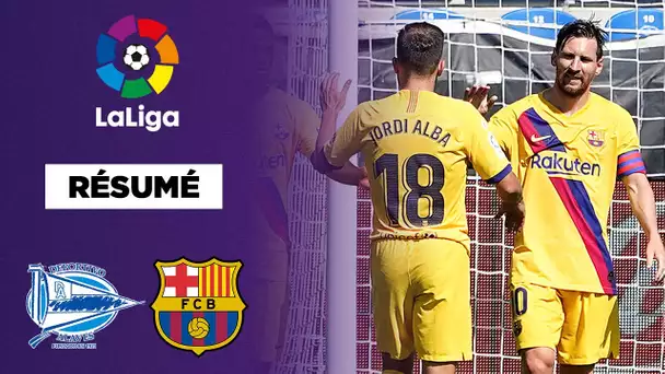 Résumé : Messi et le Barça collent une manita à Alavés