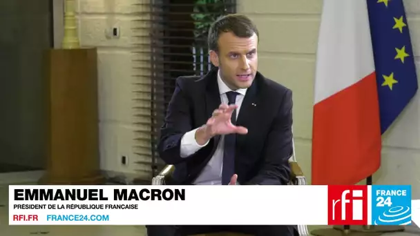 E. Macron sur la Libye : "Nous devons non seulement dénoncer mais agir" - Entretien exclusif