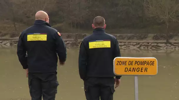 Aude - Tempête Gloria : des pompes géantes vident le lac de Chalabre dont le barrage est fragilisé