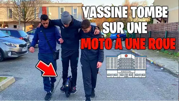 ON A REÇU UNE MOTO A UNE ROUE ! IL EST TOMBÉ MDR