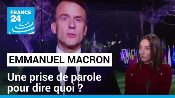 Conférence de presse d'Emmanuel Macron : une prise de parole pour dire quoi ? • FRANCE 24
