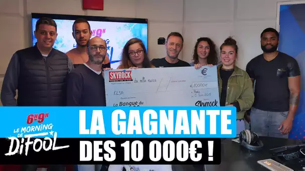 Elsa repart avec son chèque de 10 000€ ! #MorningDeDifool