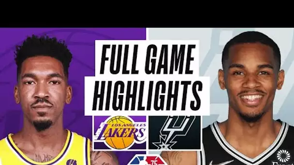 LAKERS at SPURS | FULL GAME HIGHLIGHTS | March 7, 2022