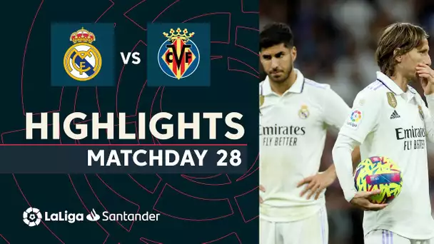 Resumen de Real Madrid vs Villarreal CF (2-3)