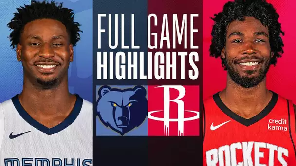 GRIZZLIES at ROCKETS | FULL GAME HIGHLIGHTS | December 13, 2023