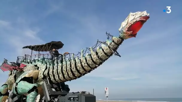 Coronavirus - confinement : le dragon de Calais fait une sortie !