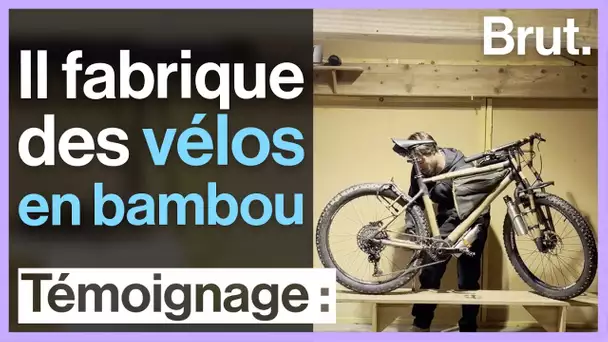 Il fabrique des vélos en bambou