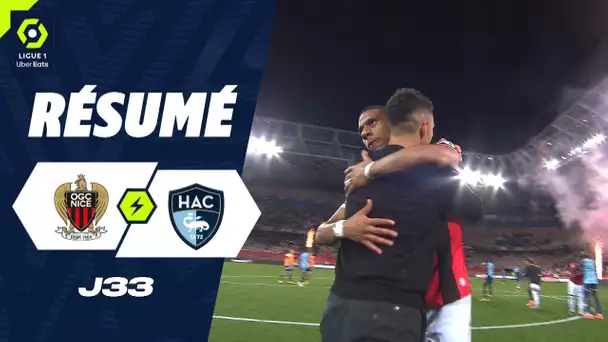 OGC NICE - HAVRE AC (1 - 0) - Résumé - (OGCN - HAC) / 2023/2024