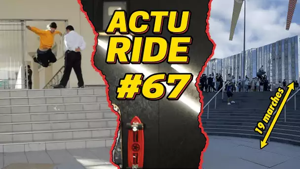 ACTU RIDE #67 : Un vigile blesse un rider, Esteban Clot bat un record du monde, Tony Hawk régale !