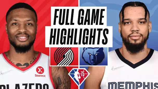GRIZZLIES at TRAIL BLAZERS | FULL GAME HIGHLIGHTS | December 19, 2021
