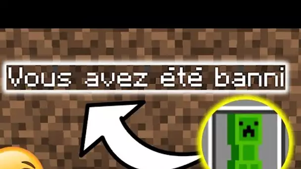 MINECRAFT mais je vais me faire BANNIR à cause de ça.. (trop fort)