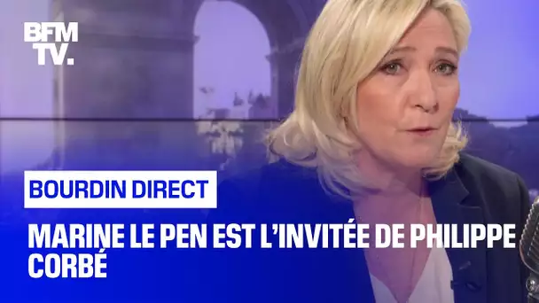 Marine Le Pen face à Philippe Corbé en direct - 25/02