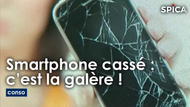 Smartphone cassé : c'est la galère