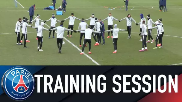 Paris Saint-Germain TRAINING SESSION REAL MADRID vs PARIS SAINT-GERMAIN