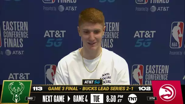 Kevin Huerter on the Hawks Game 3 Performance! | Post game Press Conference