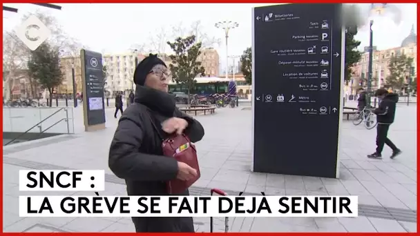 Grève à la SNCF, agriculteurs et météo - Le 5/5 - C à Vous - 15/02/2024