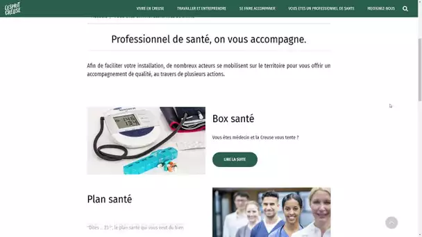 Une "Box Santé" pour attirer les médecins en Creuse