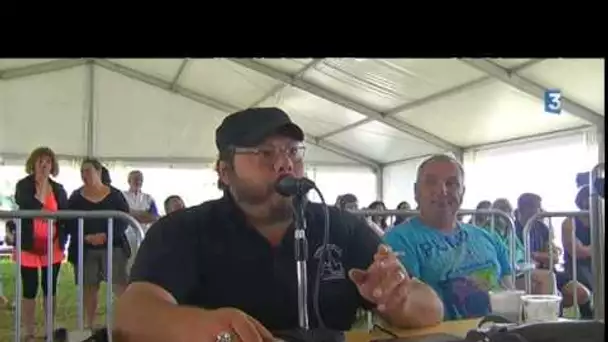 Ligné concours de tonte de moutons