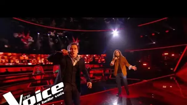 The Rolling Stones - Angie | Jim Bauer VS Luciano Cadô | The Voice France 2021 | Battles