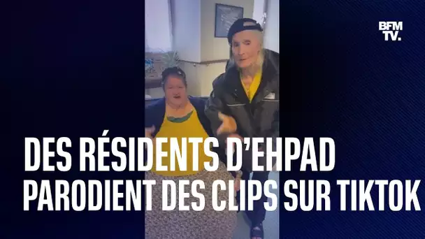 Des résidents d’Ehpad parodient des clips sur TikTok