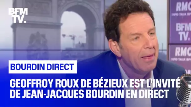 Geoffroy Roux de Bézieux face à Jean-Jacques Bourdin en direct