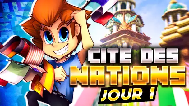 CITÉ DES NATIONS : La plus grosse Cité au MONDE : 5 Pays, 100 Joueurs ! #01 🌎