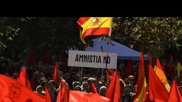Espagne : contre l'amnistie des indépendantistes catalans, ils en appellent à l'Europe