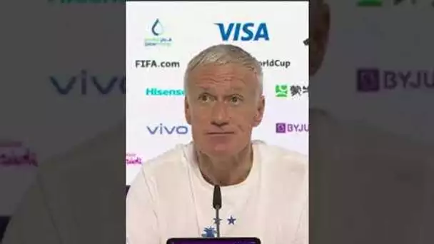 🇫🇷🗨️ Didier Deschamps : "La similitude avec l'équipe de France de 2018 ? On est en 1/2 finale !"