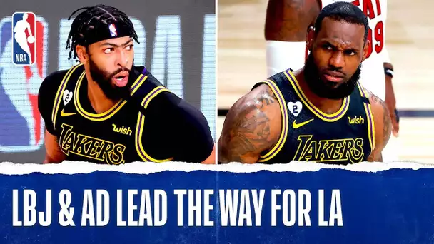LeBron & AD Combine For 65 In Lakers' Game 2 Win | #NBAFinals
