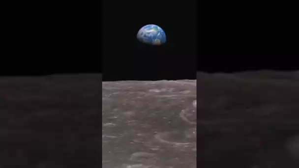 Premier levé de Terre filmé depuis la Lune