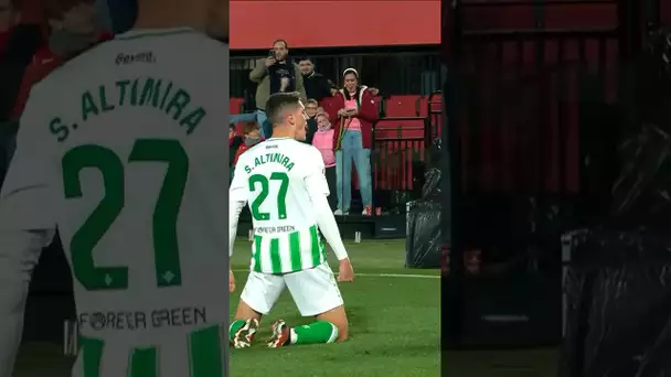 ALTIMIRA will NEVER FORGET his FIRST Betis GOAL 🎯 #sergialtimira #goal