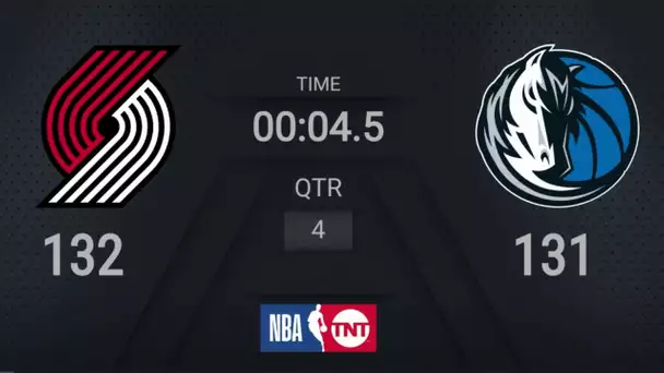 Trail Blazers @ Mavericks | NBA on TNT Live Scoreboard #WholeNewGame
