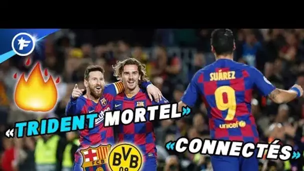 Le FC Barcelone s'enflamme pour son trio Messi-Suarez-Griezmann | Revue de presse