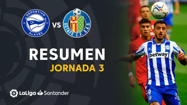 Resumen de Deportivo Alavés vs Getafe CF (0-0)