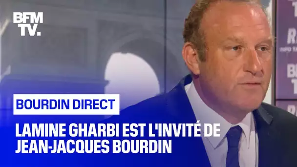 Lamine Gharbi face à Jean-Jacques Bourdin en direct