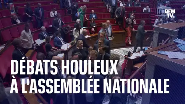 Des députés accusent la présidente de séance de favoritisme, et quittent l'hémicycle