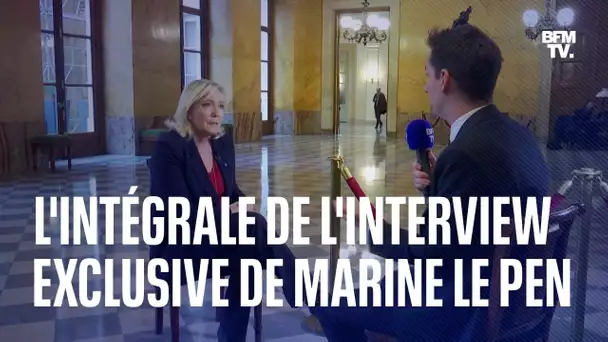 L'intégrale de l'interview exclusive de Marine Le Pen sur BFMTV