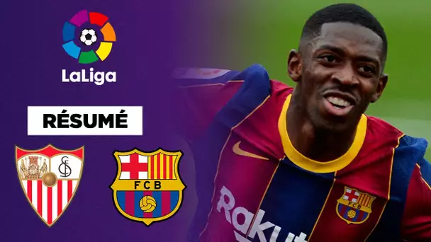 Résumé : Dembélé et Messi, héros du FC Barcelone contre Séville !