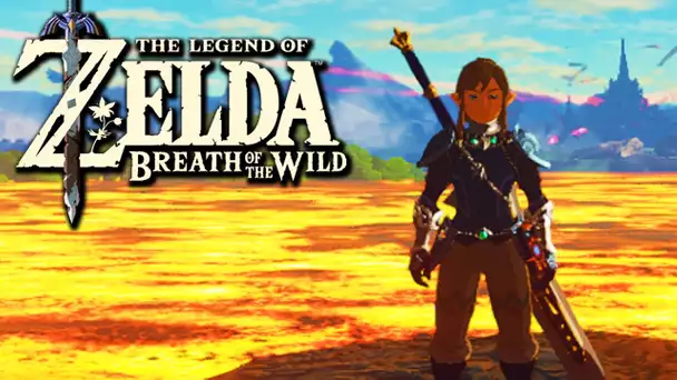 Zelda Breath of the Wild mais le monde est sous LA LAVE 🌋