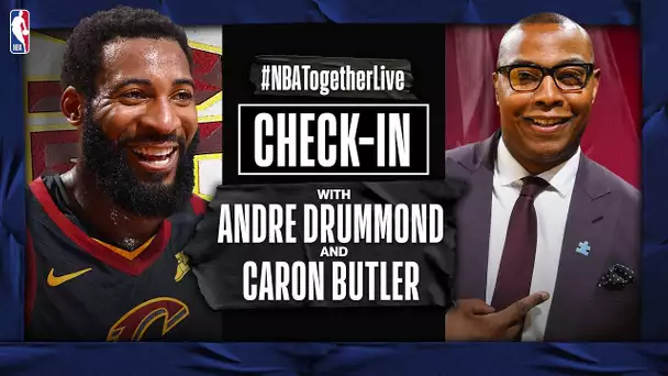 #NBATogetherLive Check-In With Andre Drummond & Caron Butler